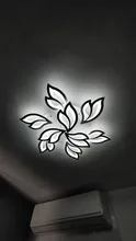 Modern LED Chandelier Light Bedroom Living-Room Ceiling Remote-Control-Function 