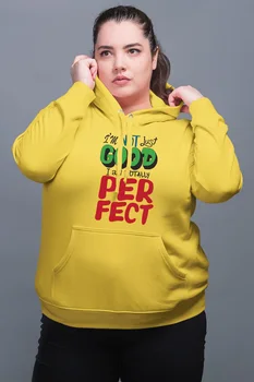 

Angemiel Wear İ Am Not Just Good Yellow Women 'S Hooded Sweatshirt