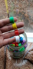 Rings Chicken Feeding-Supplies Duck Identification Poultry Coop 7-Colors 18mm/20mm 105-Pcs