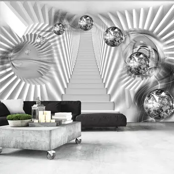 

Wall mural-Scale silver-200x140 cm