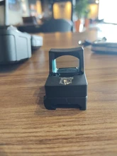 Visor de punto rojo para rifle, mira apta para weaver carril de 20mm para Airsoft/Rifle de caza, mini RMR