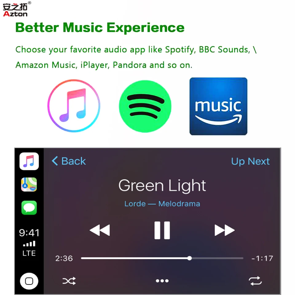 Wireless Apple CarPlay for Volkswagen Touareg RNS850 Car Play Android Auto Siri Phone Screen Mirror-Link