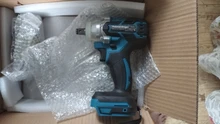 Impact-Wrench Lithium-Ion-Battery Cordless Electric Rechargeable 18V with Two-18v-4.0ah