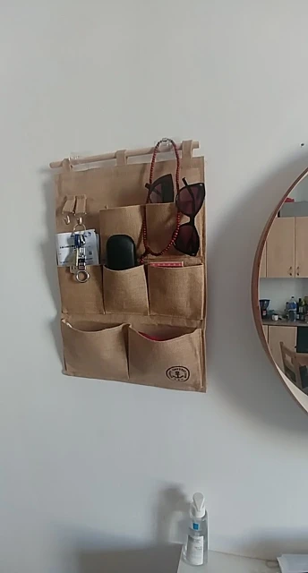 Multi-Pocket Travel Storage Bag Hanger Convenient Design Home Organizer Holder
