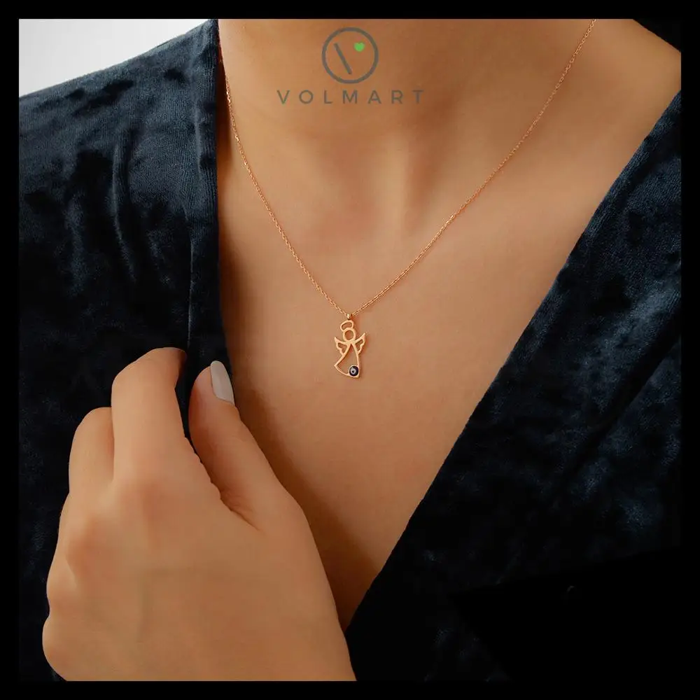 

Jewellery, Accessories, Angel Silver Necklace, Women #20555