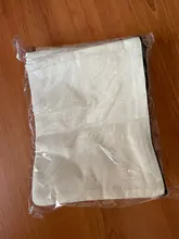 Bolsas de lona para cosméticos en blanco con cremallera, bolsas de lápices artesanales en blanco, estuche de lápices, carcasa para monedas, bolsa de lona personalizada, 10 Uds.