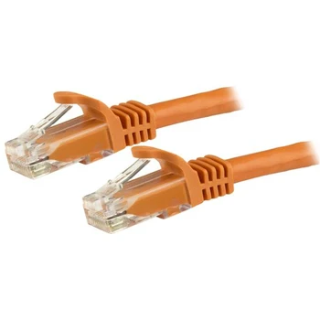 

Cord 1,5m Cat6 Network Ethernet Orange-RJ45 without Hooks-24AWG