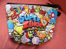 Super Zings-estuche de cosméticos para mujer, bolsa de maquillaje de juego de dibujos animados, gran capacidad, bolsa de almacenamiento de juguetes multifunción, el mejor regalo para niños