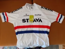 STRAVA ciclismo Jersey conjunto para hombre conjunto de pantalones cortos y pechera de verano 2021 de bicicleta de montaña bicicleta traje anti-UV bicicleta equipo de carreras uniforme ropa