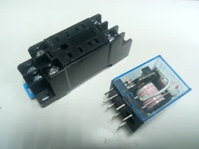 Relay-Switch Coil LED Generalelectromagnetic 110V 220V 12V Withsocket-Base HH52P Dpdtminiature