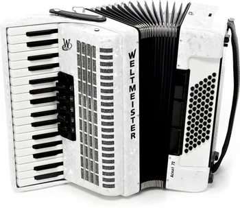 

Achat-iii-72/34-wh achat 72 accordion 34/72/III/5/3, white, with straps and cover,