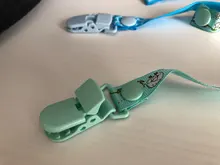 Clips de Material cómodo para chupete de bebé, portachupetes con pinza, pezones de dibujos animados, soporte para chupete, 1 Uds.
