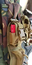 Táctica de la correa de hombro artículos bolsas para accesorio de mochila paquete clave linterna bolsa Molle de Camping al aire libre Kits de EDC herramientas bolsa