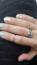SILVERHOO-anillo de compromiso de Plata de Ley 925 con ondas geométricas, joyería para mujeres