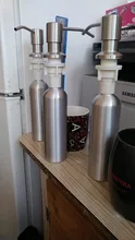 Liquid-Soap-Dispenser Aluminium-Bottle Stainless-Steel Sink Kitchen 1-Pc Head And Wholesale