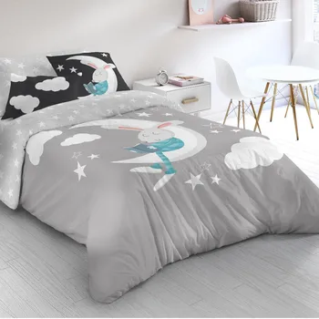 

Funda nórdica INFANTIL / JUVENIL REVERSIBLE ILARGIA GRIS Cama de 90