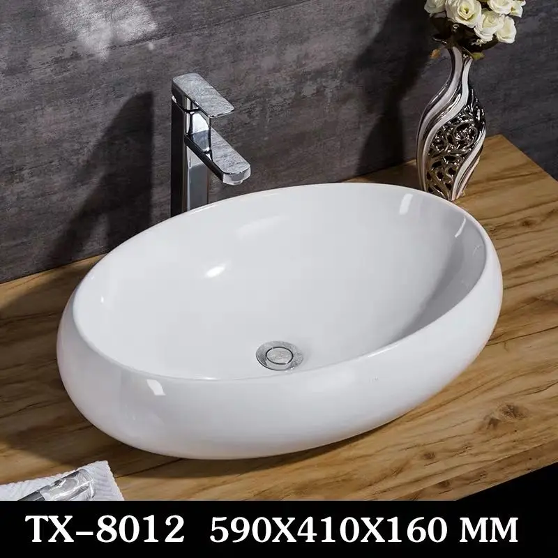 ROUND Bowel Basin washbasin ceramic household art simple bathroom small vessel sink bowls  SDE (no tap ) 2