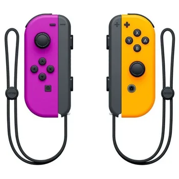 

Nintendo switch joycon lilac/Neon Orange wireless controls-motion control or buttons-infrared camera