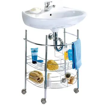 

Shelf for under the sink of the brand Wenko manufactured in steel