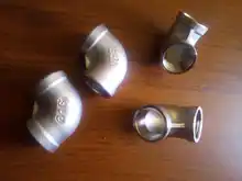 Female--Femalethreaded-Pipe-Fittings Stainless-Steel Dn8-Dn50-Elbow Angled-F/F 90-Degree