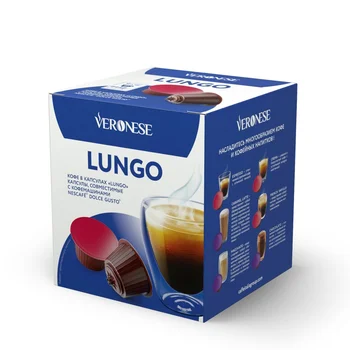 

Coffee Veronese "lungo", capsules for coffee machine Dolce Gusto, 10 capsules
