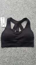 Top Padded Brassiere Active-Wear Sports-Bra Fitness Seamless Yoga Push-Up Workout High-Impact