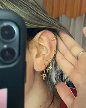 ROXI-pendientes de aro con Cruz para mujer, joyería de compromiso, plata 925, CZ, Kolczyki Damskie