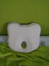 Almohada con forma de almohada para niños pequeños, posicionador para dormir, cojín de cabeza plana, ropa de cama para bebés