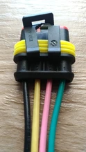 Juego de conectores eléctricos para coche y motocicleta, 1 AMP, 1P, 2P, 3P, 4P, 5P, 6P, impermeables, macho, hembra, con arnés de Cable