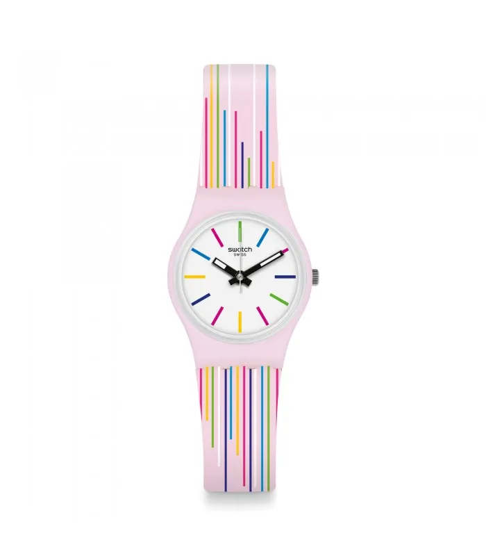 Часы swatch PINK MIXING Originals Lady 25 мм I love your folk LP155
