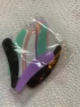 Mini espátula cosmética desechable, máscara de maquillaje curvada, cuchara de Crema para Ojos, palo de maquillaje, Kits de herramientas de belleza facial, 10 Uds.