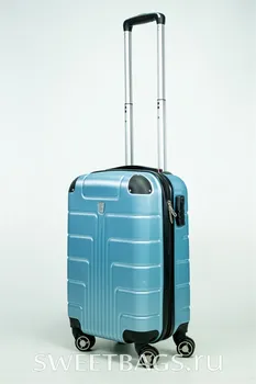 

Suitcase small pc blue metallic