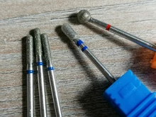 Fresas de diamante para manicura, accesorios de herramientas de pulido de Gel, 1 Uds.