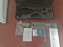 FUJIWARA-Calibrador digital de acero inoxidable Vernier, de 0 a 150mm, 1/64 fracción/MM/pulgada, LCD, resistente al agua, IP54