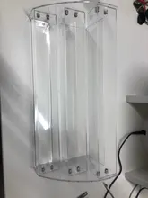 Organizador de exhibición de esmalte de uñas acrílico, 2-3-4-5-6-7 capas, manicura, cosméticos, soporte para presentación de joyería, caja de maquillaje de acrílico transparente