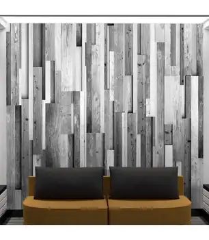 

Photo Mural-gray wood