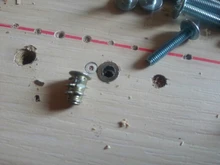 10/20/30/50 Uds M4 M5 M6 M8 Hilo de aleación de Zinc para madera insertar tuerca de brida hexagonal conducir la muebles loco