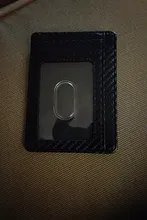 Fassory-cartera pequeña de cuero para hombre y mujer, estuche protector de tarjetas de negocios, Delgado Rfid, ligera, para viaje