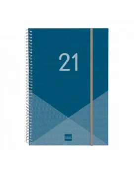 

Annual spiral AGENDA YEAR E11 SV VERT.2021 blue +