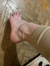 IPARAM verano Color plateado Simple de cadena tobillera Bohemia Vintage calzado pulseras para pierna 2021 Pie femenino joyería