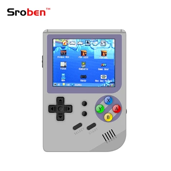 

RG300 Retro Game Console 3000 Classical Built-in Games 2.8 Inch IPS Screen Portable Handheld-Grey Color