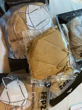 Mascarillas ffp2 de 6 capas, máscara respiradora FFP2 de seguridad, con filtración del 95%