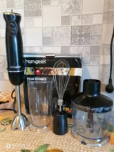 Juicer Blender-Set Mixer Food-Processor Electric Immersion Portable Homgeek Kitchen 300W