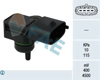Датчик давления воздуха Hyundai i30/i10/Accent/Elantra/Getz, Kia
