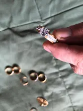 DOTIFI 316L anillos de acero inoxidable para mujeres clásico elevado 4 diente único Zirconia boda anillo de la joyería