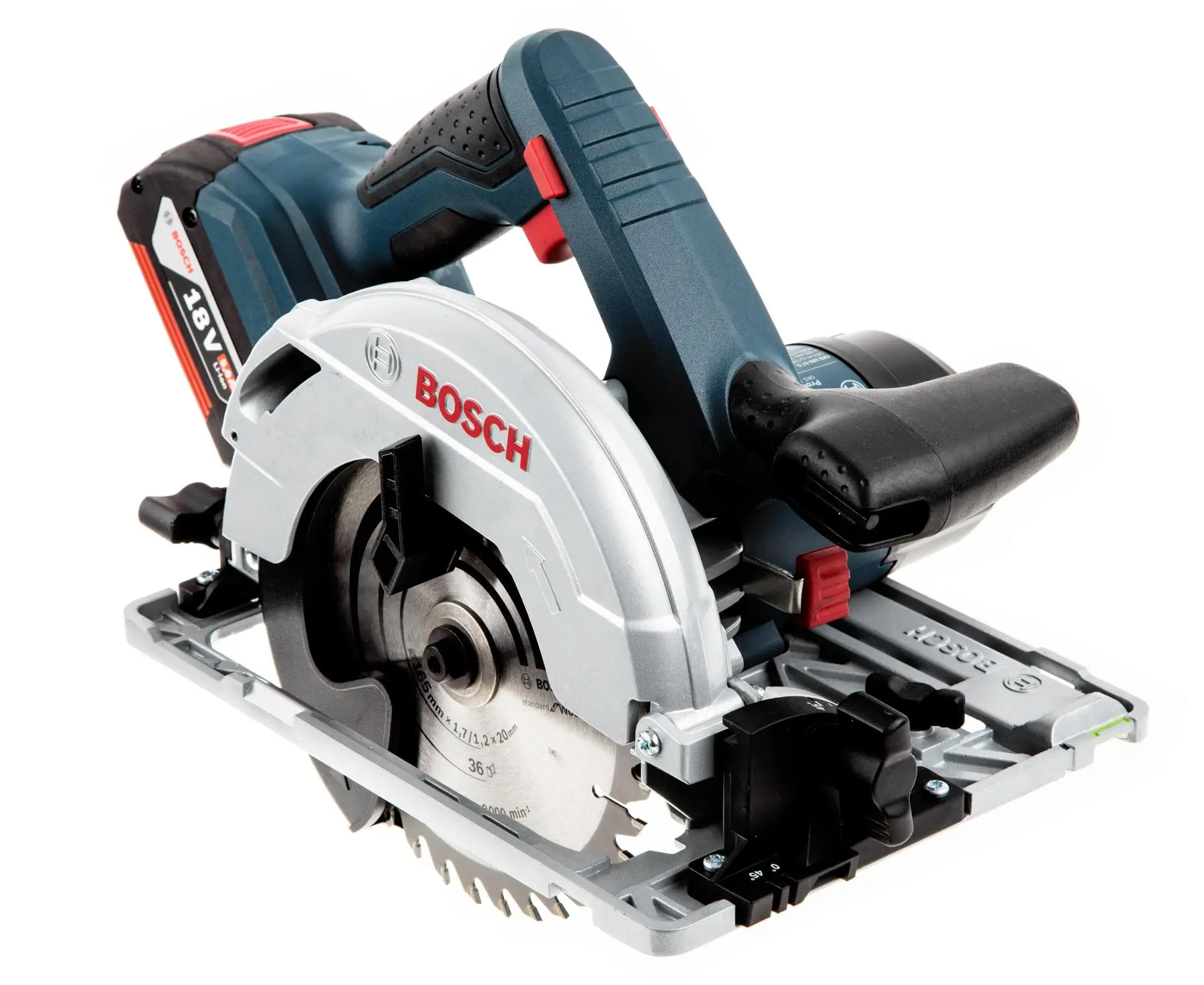 Пила циркулярная BOSCH GKS 18 V-57 G L-Boxx(0.601.6A2.100