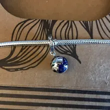 Nuevo 925 Plata niño niña de copo de nieve cazador de sueños de plumas oso zorro estrella del cielo cuentas Original pulsera de abalorios Pandora para manualidades joyería