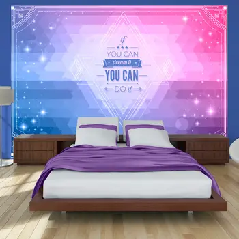 

Wall mural-if you can dream it, you can do it! -100x70 cm
