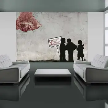 

Wall mural-NO running… -300x210 cm