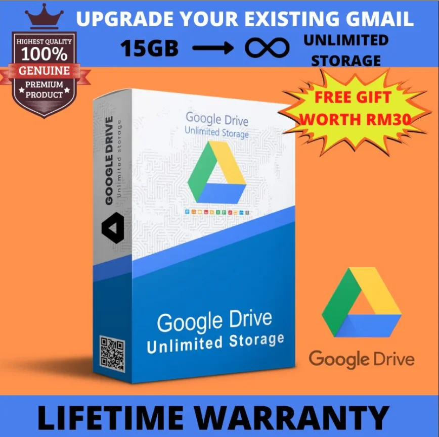 ✅ Stockage Unlimited Google Drive (2021) ✅ with your Gmail 100% personal 🔥 Original product - LIFETIME 🔥
